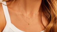 Thumbnail for Classic Emerald Trio Necklace