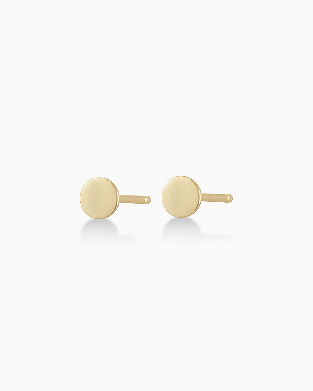 14k Gold Coin Studs