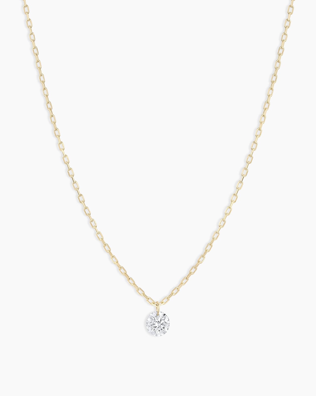 Floating Diamond Necklace