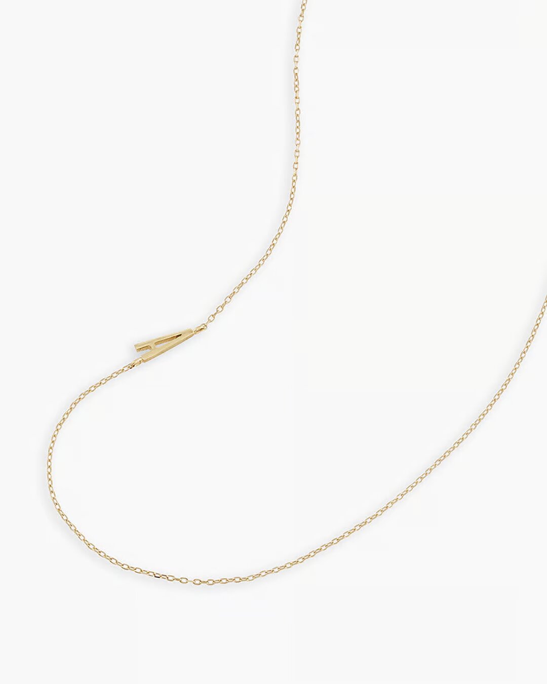 14k Gold Alphabet Necklace