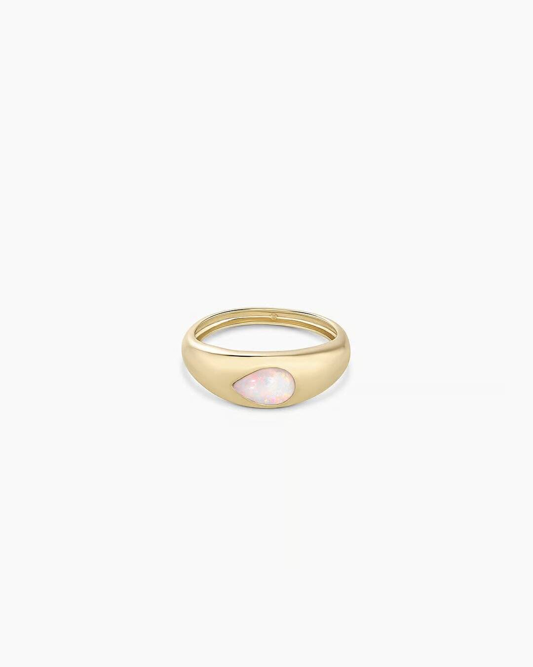 14k Gold Opal Lou Ring