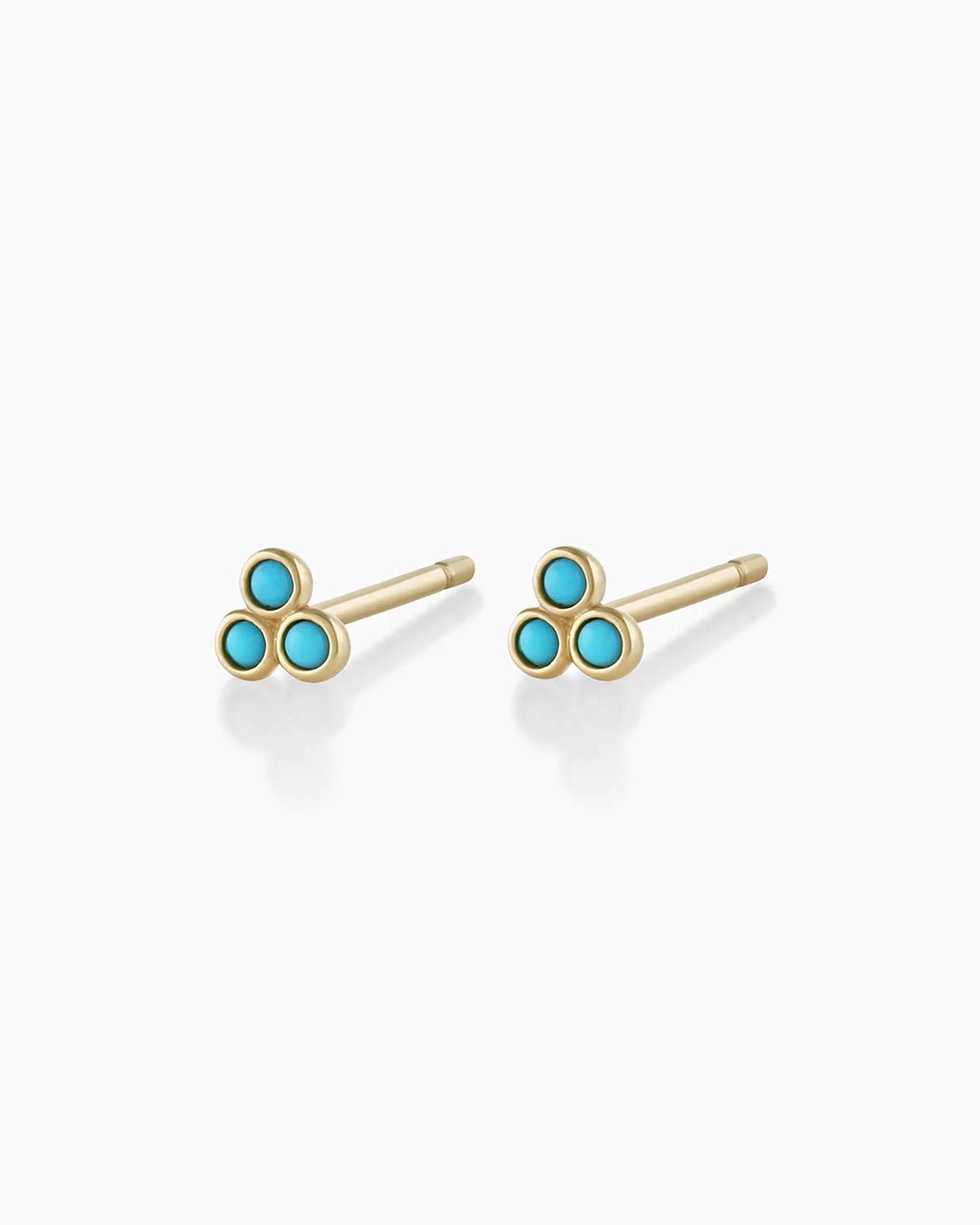 Classic Turquoise Trio Studs