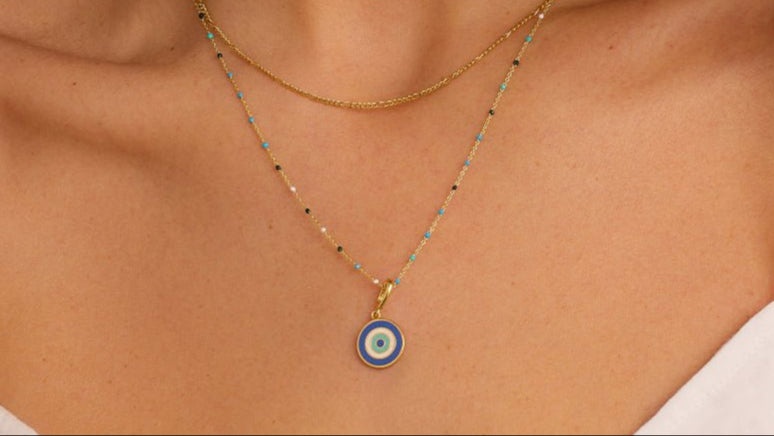 Turquoise Evil Eye Parker Charm