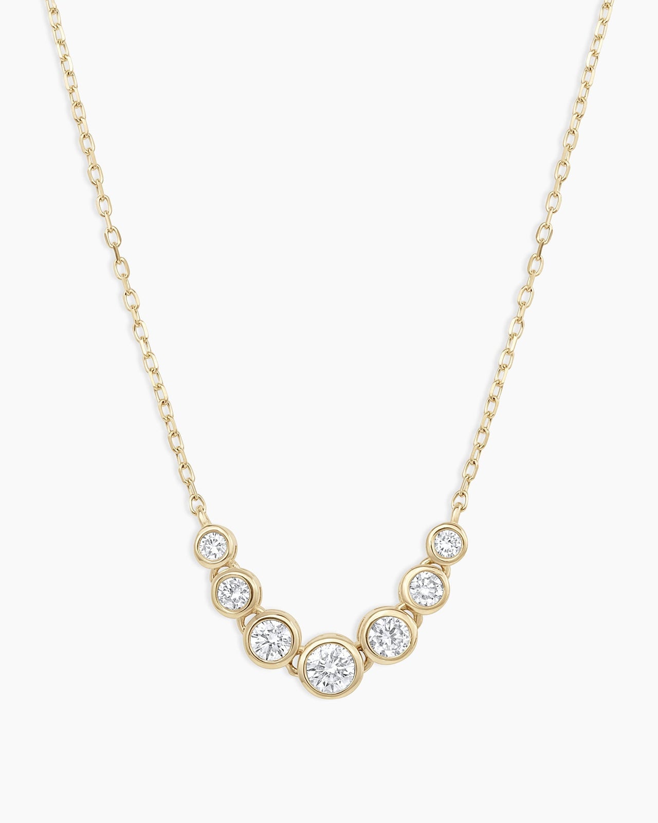 Classic Diamond Mini Row Necklace