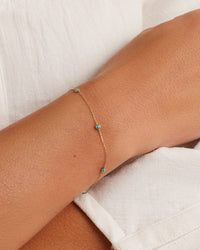 Thumbnail for Classic Five Turquoise Bracelet