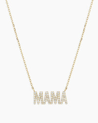 Thumbnail for Diamond Pavé Mama Necklace