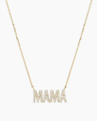 Thumbnail for Diamond Pavé Mama Necklace