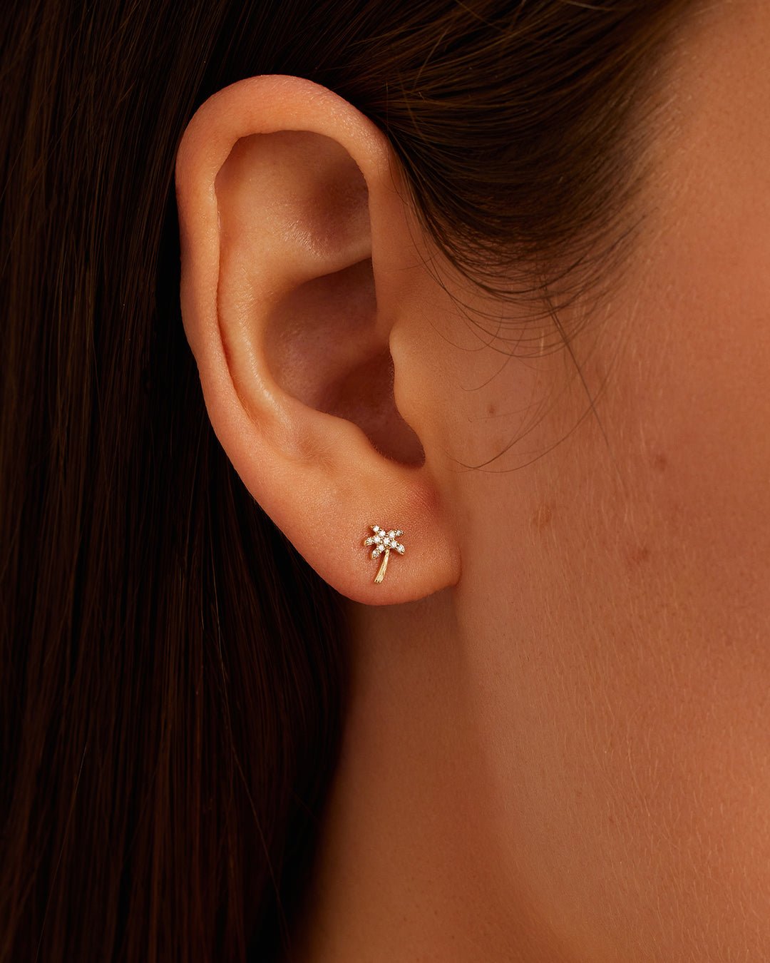 Diamond Palm Studs