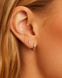 Thumbnail for Diamond Bali Flat Back Studs