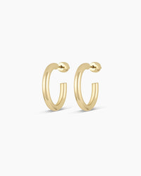 Thumbnail for 14k Gold Carter Hoops