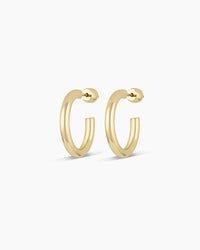 Thumbnail for 14k Gold Carter Hoops