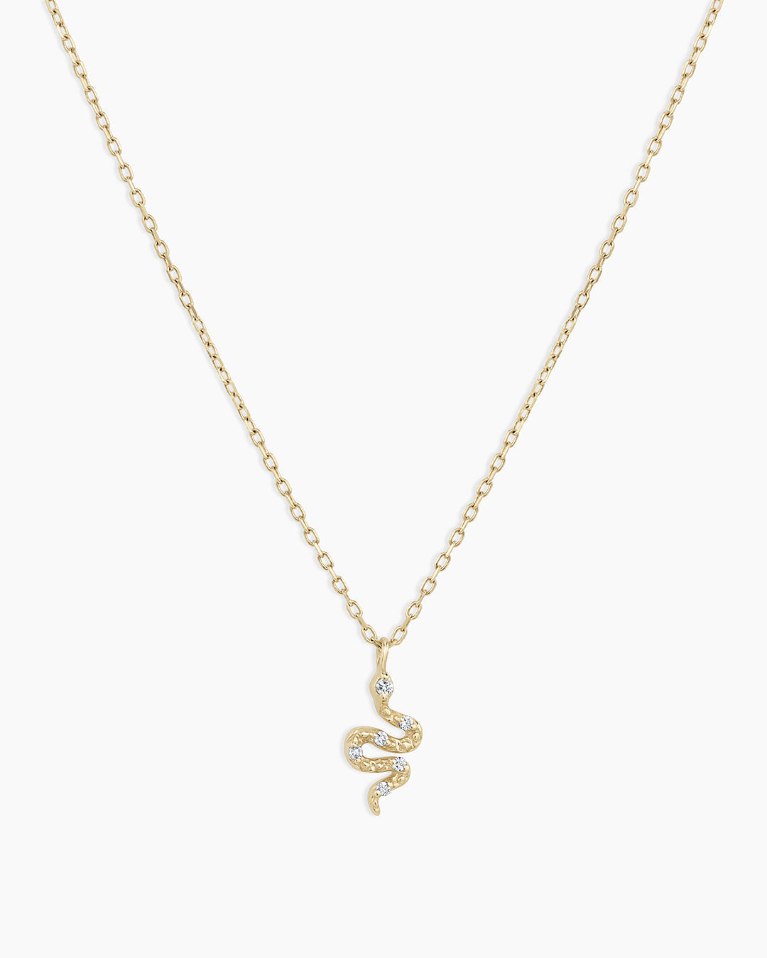 Diamond Snake Necklace