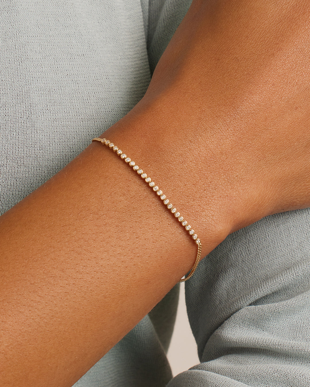 Classic Diamond Row Bracelet