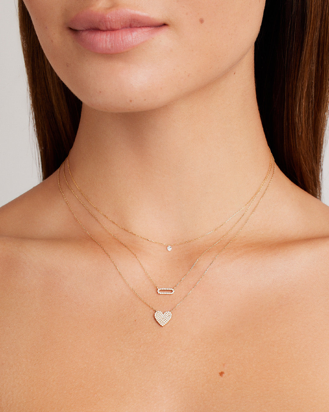 Floating Diamond Necklace