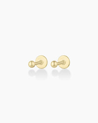 Thumbnail for 14k Gold Newport Flat Back Studs