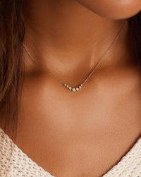 Thumbnail for Classic Diamond Mini Row Necklace