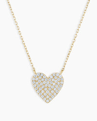 Thumbnail for Diamond Pavé Heart Necklace