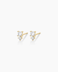 Thumbnail for Diamond and White Sapphire Studs