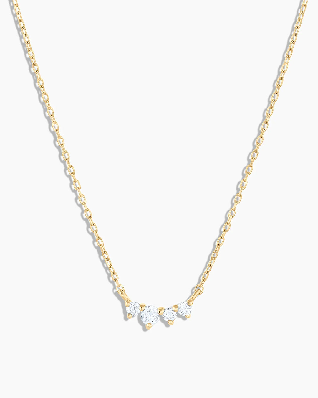 Diamond Cluster Necklace