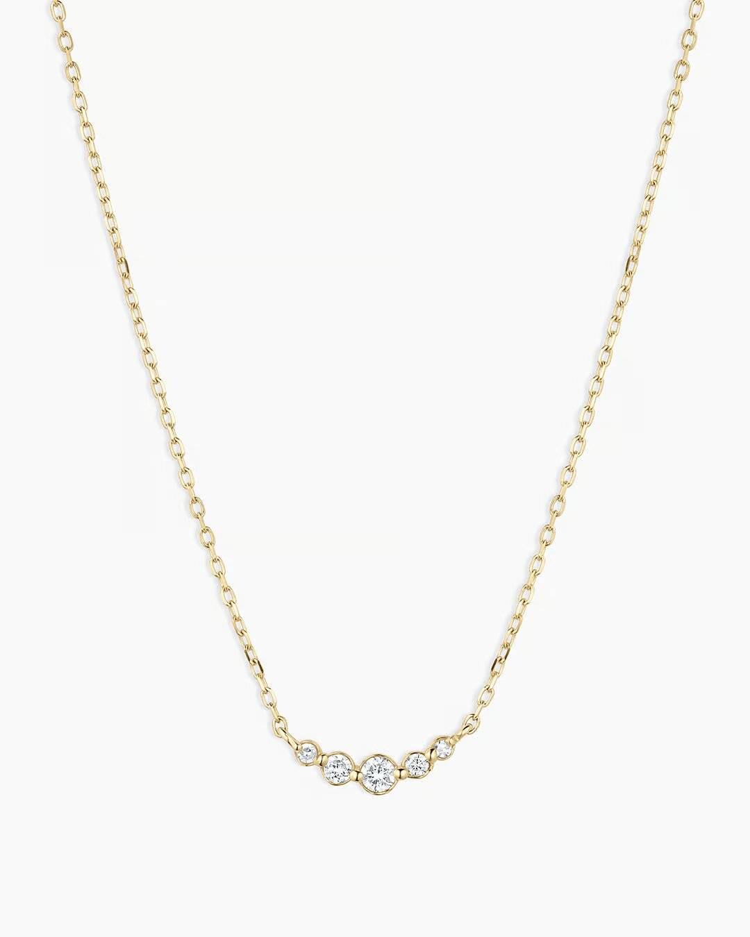 Elle Diamond Cluster Necklace