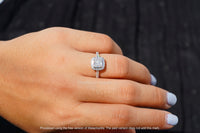 Thumbnail for Elongated Cushion Cut Ring