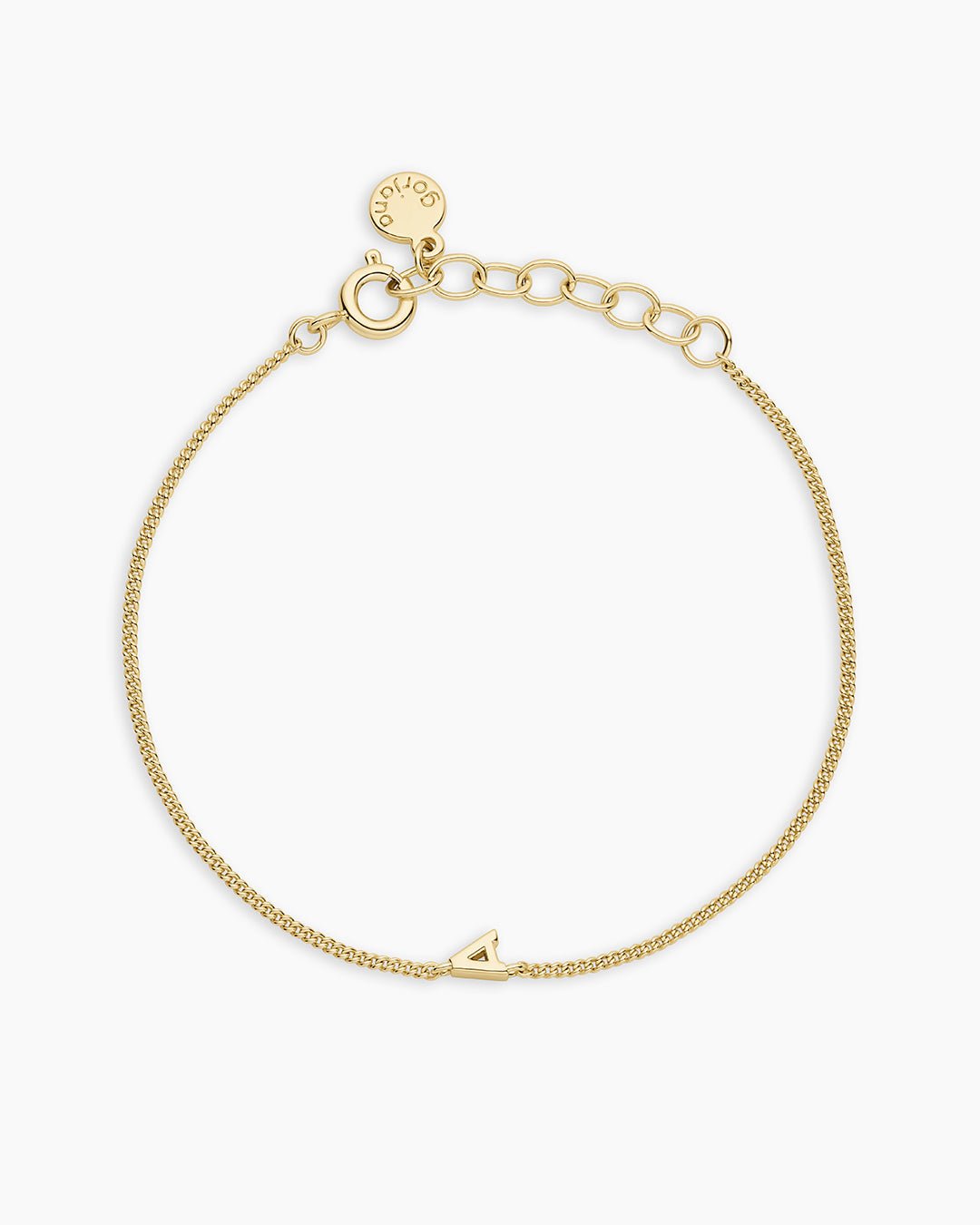 14K Wilder Mini Alphabet Bracelet