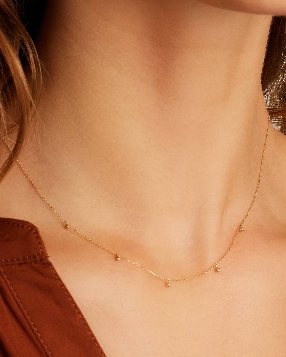 14k Gold Newport Flutter Necklace