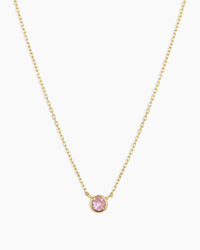 Thumbnail for Classic Pink Sapphire Necklace