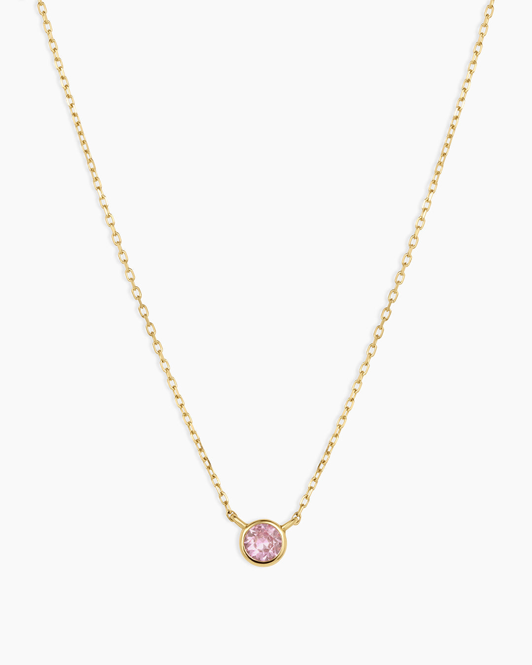 Classic Pink Sapphire Necklace