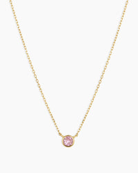 Thumbnail for Classic Pink Sapphire Necklace